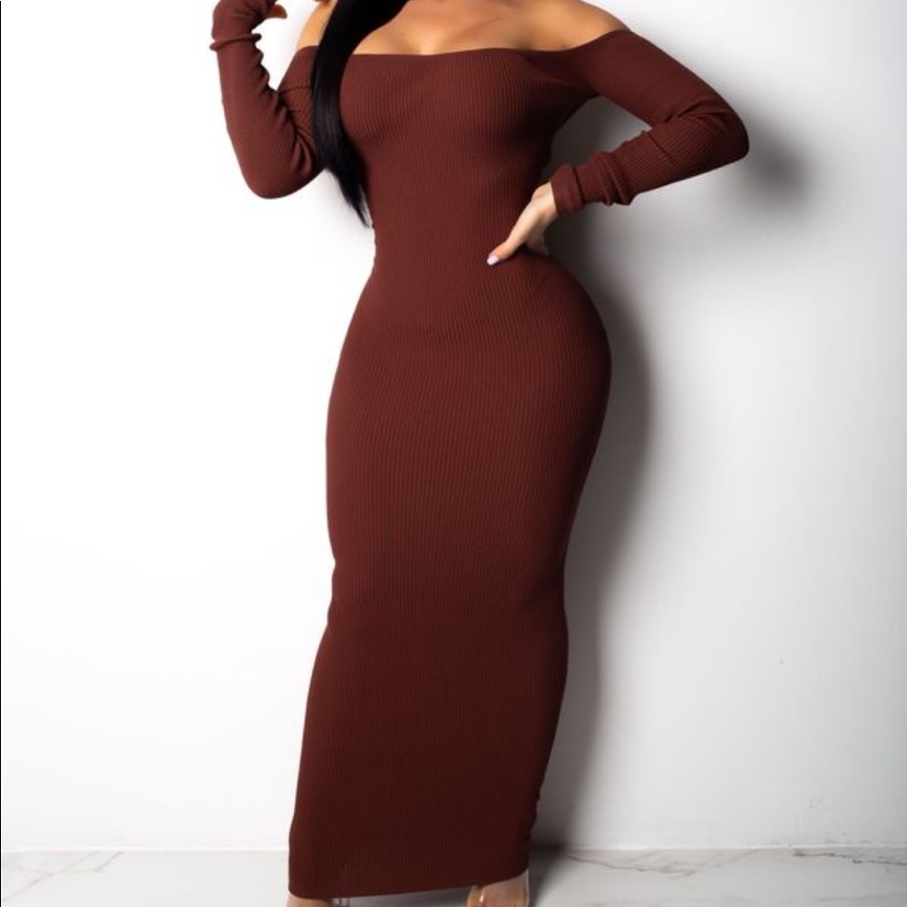 Fashion Nova New W/tags high low midi dress 🌹